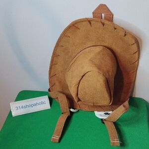 Brown Hat-Shaped Backpack